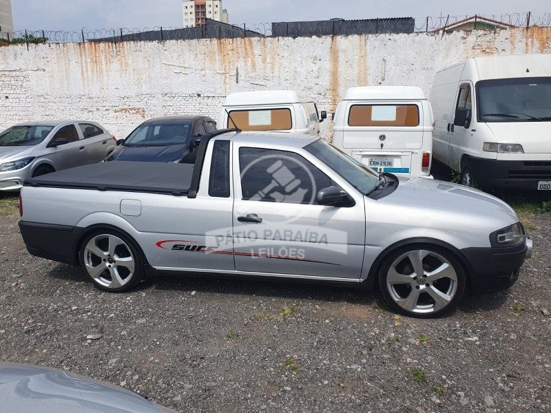VW SAVEIRO 1.8 SURF; 2008/2009; PRATA; ALCO.GASOL